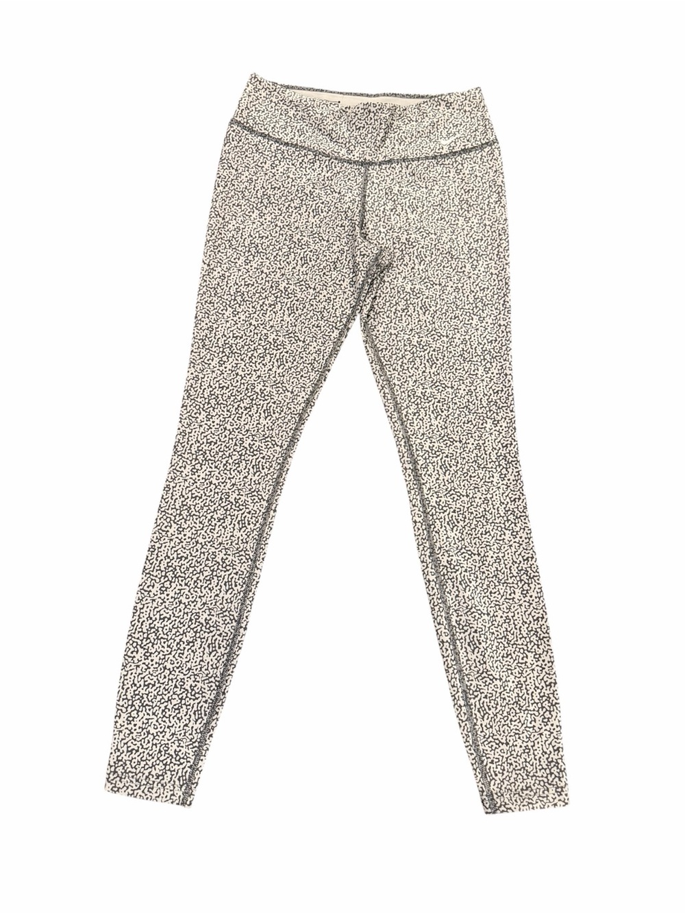Nike Gray Leggings with Black Speckle Print